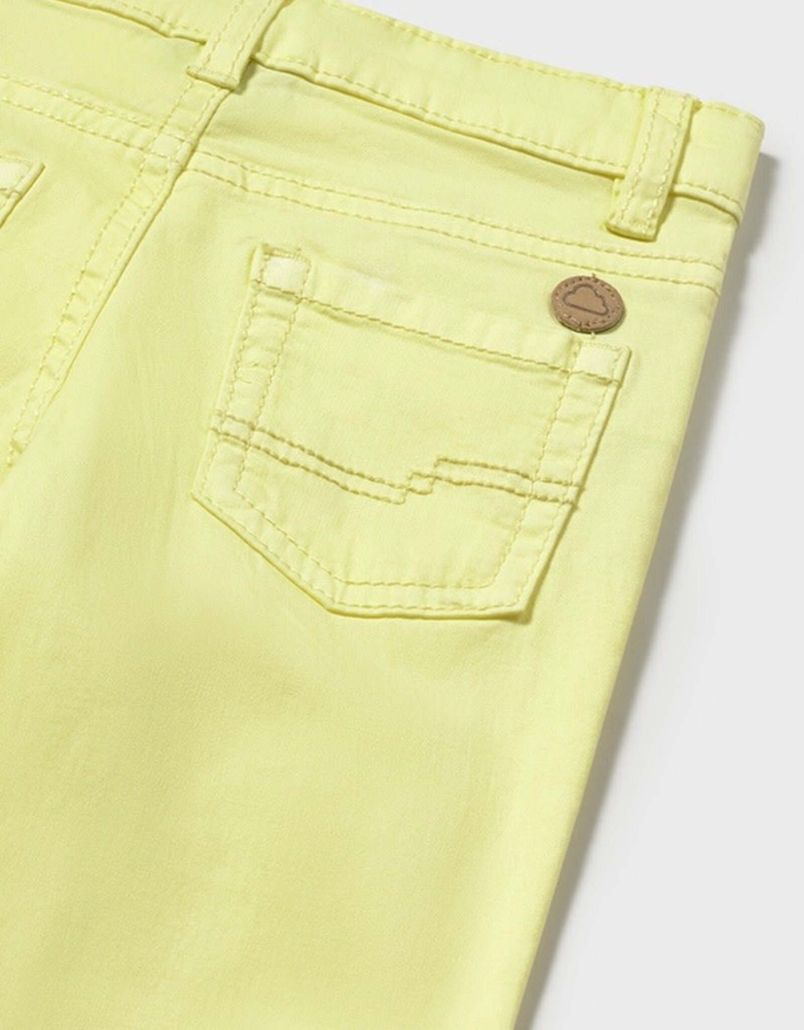 Mayoral Sorbet Yellow Slim Fit Pants