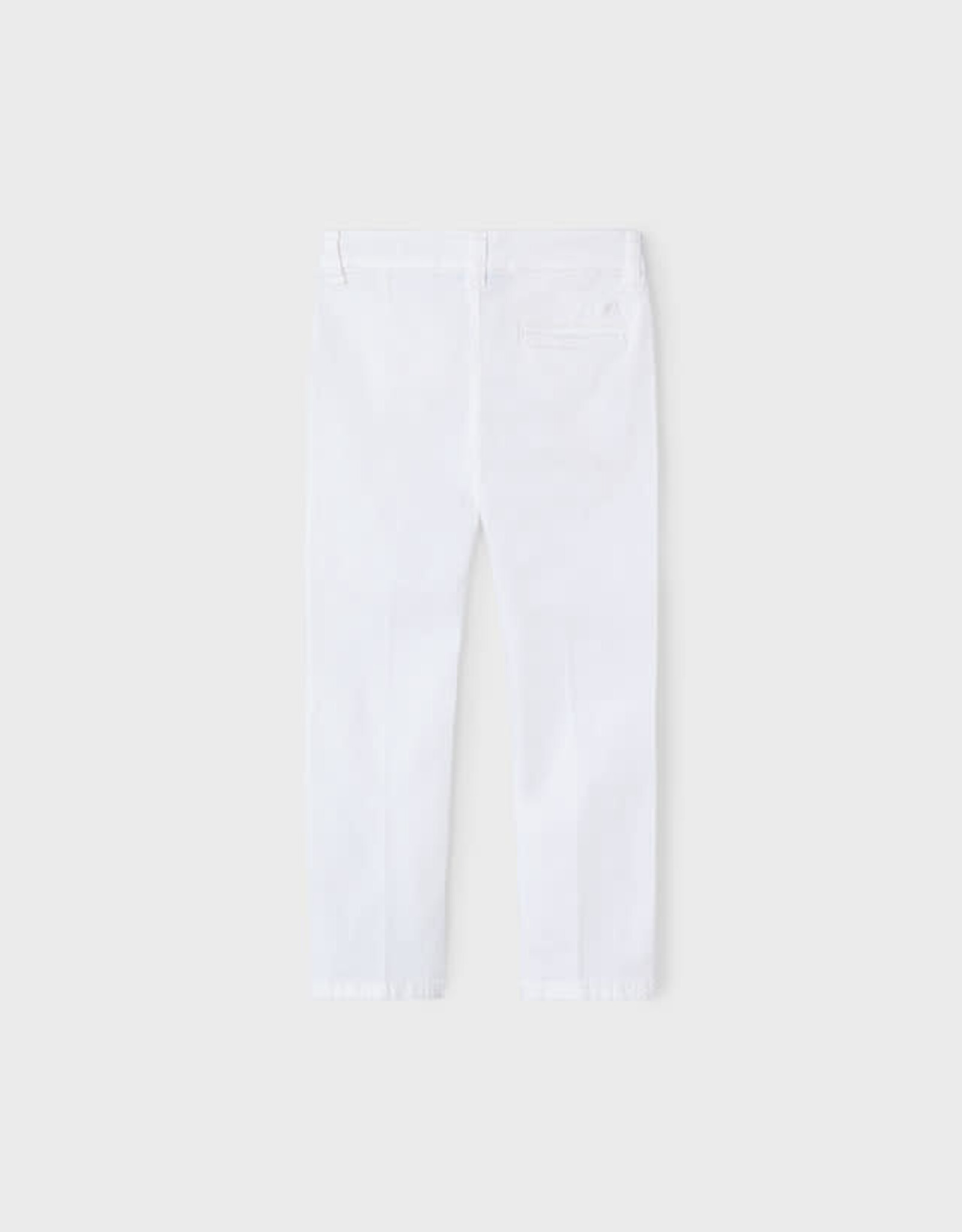 Mayoral White Twill Trousers