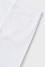 Mayoral White Twill Trousers