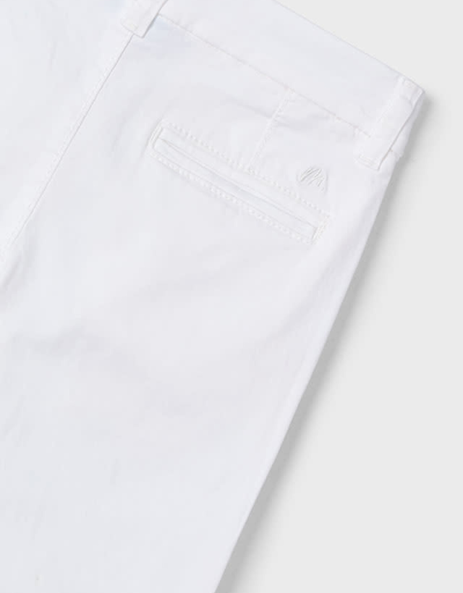 Mayoral White Twill Trousers