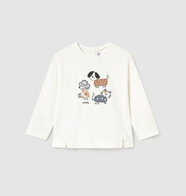 Mayoral Long Sleeve Pets T-Shirt