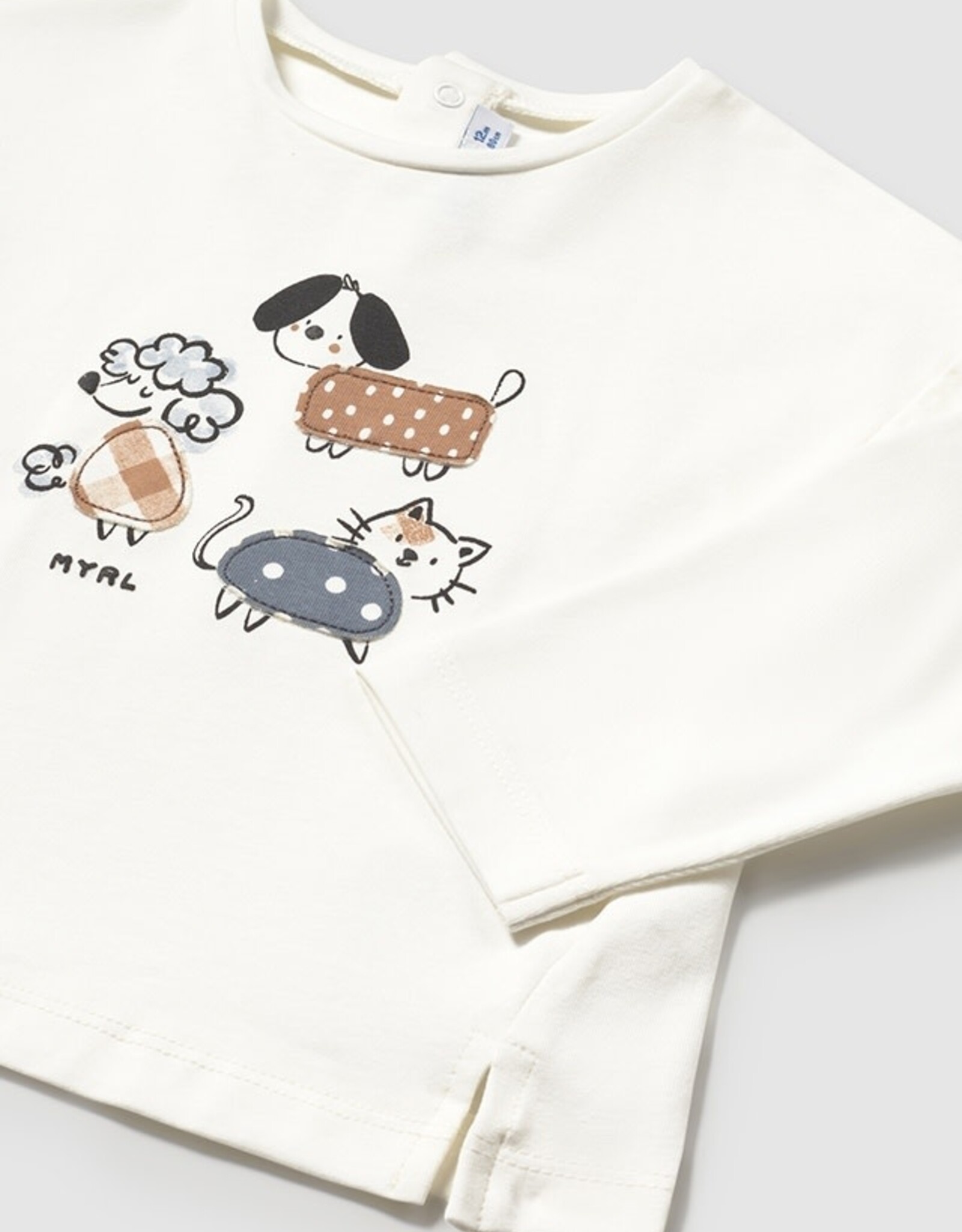 Mayoral Long Sleeve Pets T-Shirt