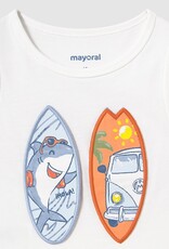 Mayoral White Surf Board Tank