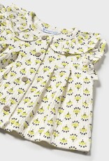 Mayoral Pistachio Floral Tank Blouse