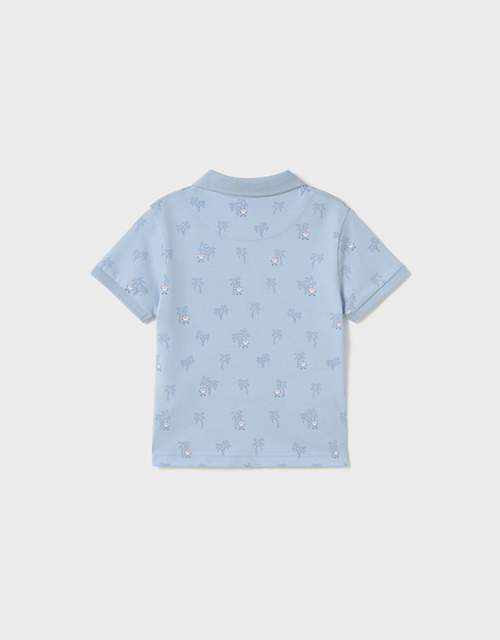 Mayoral Sky Blue Palms Polo