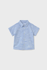 Mayoral Sail Boats Button Shirt