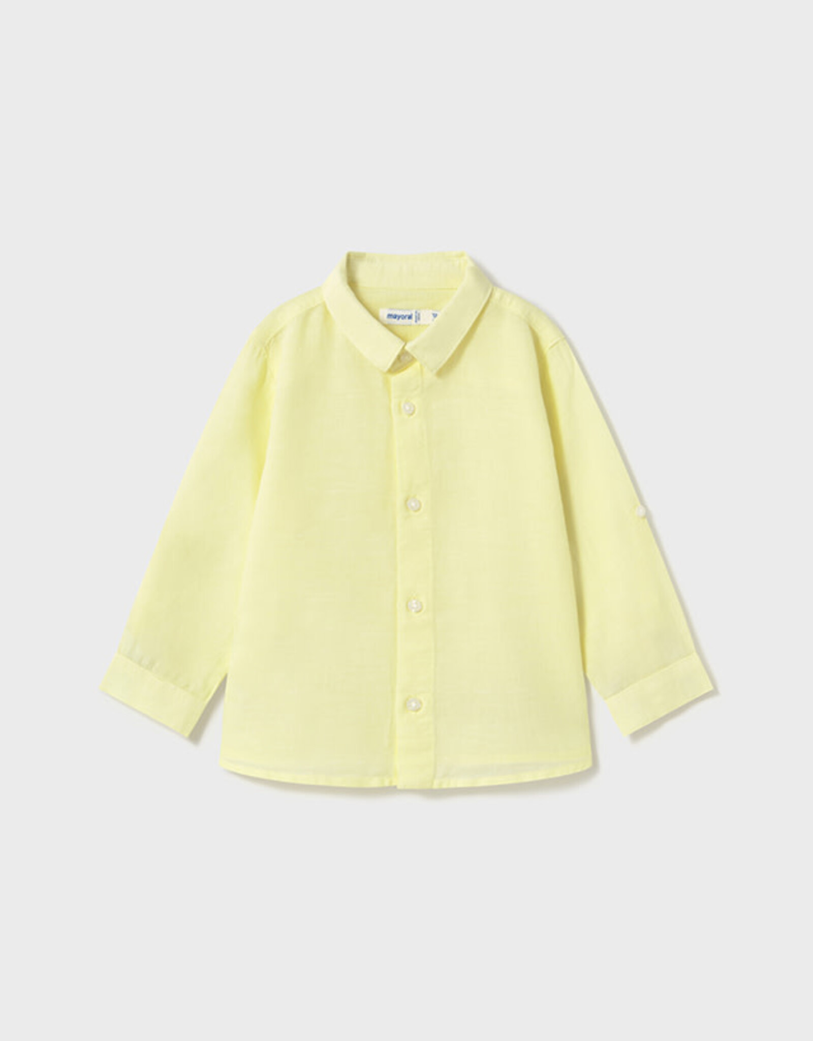 Mayoral Sorbet Long Sleeve Linen Shirt