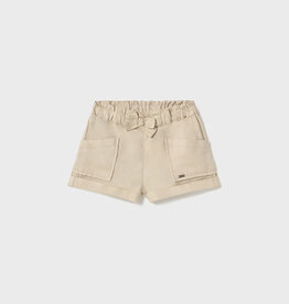 Mayoral Sepia Shorts with Bow Waist