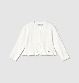 Mayoral Natural Knit Dressy Cardigan
