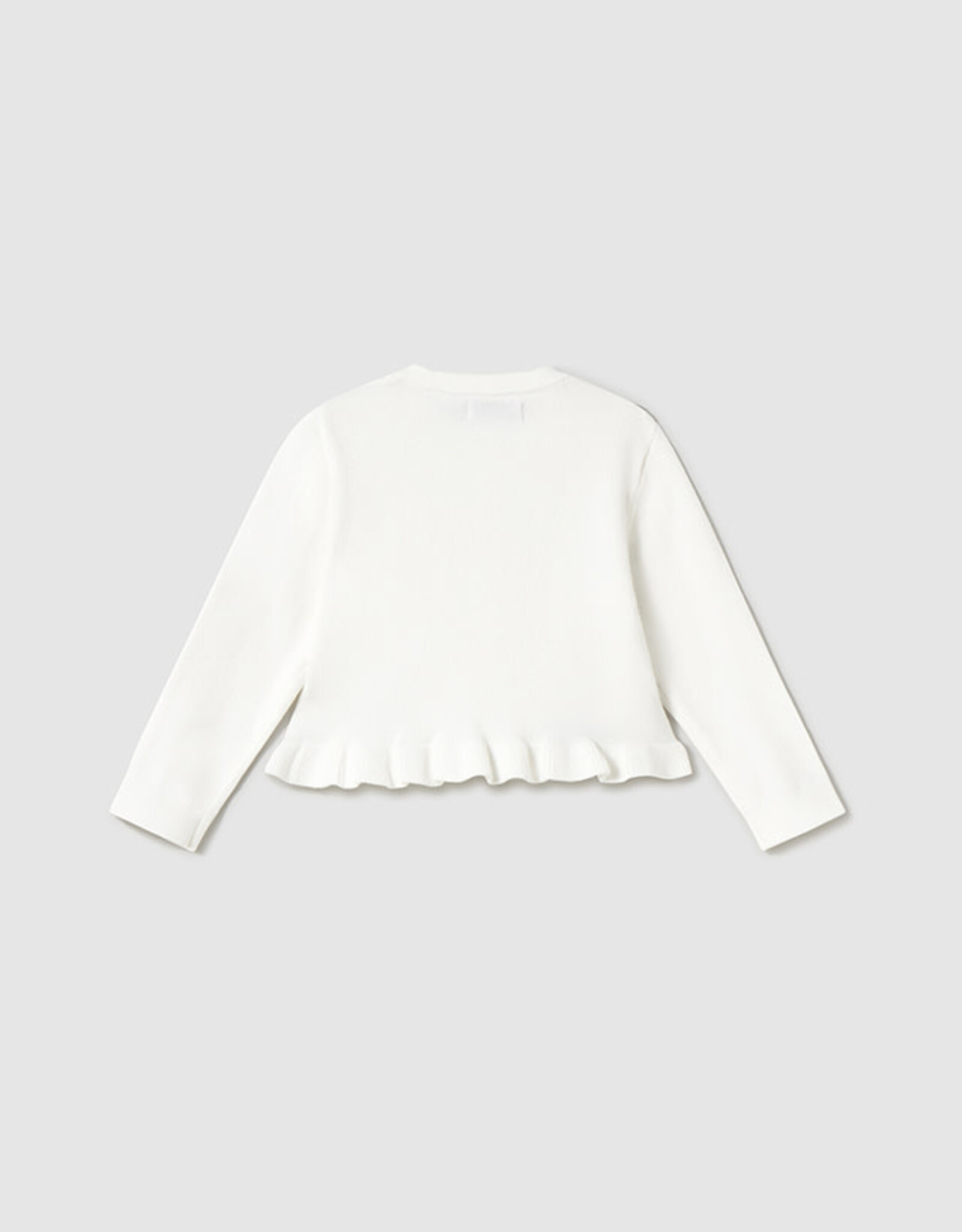 Mayoral Natural Knit Dressy Cardigan