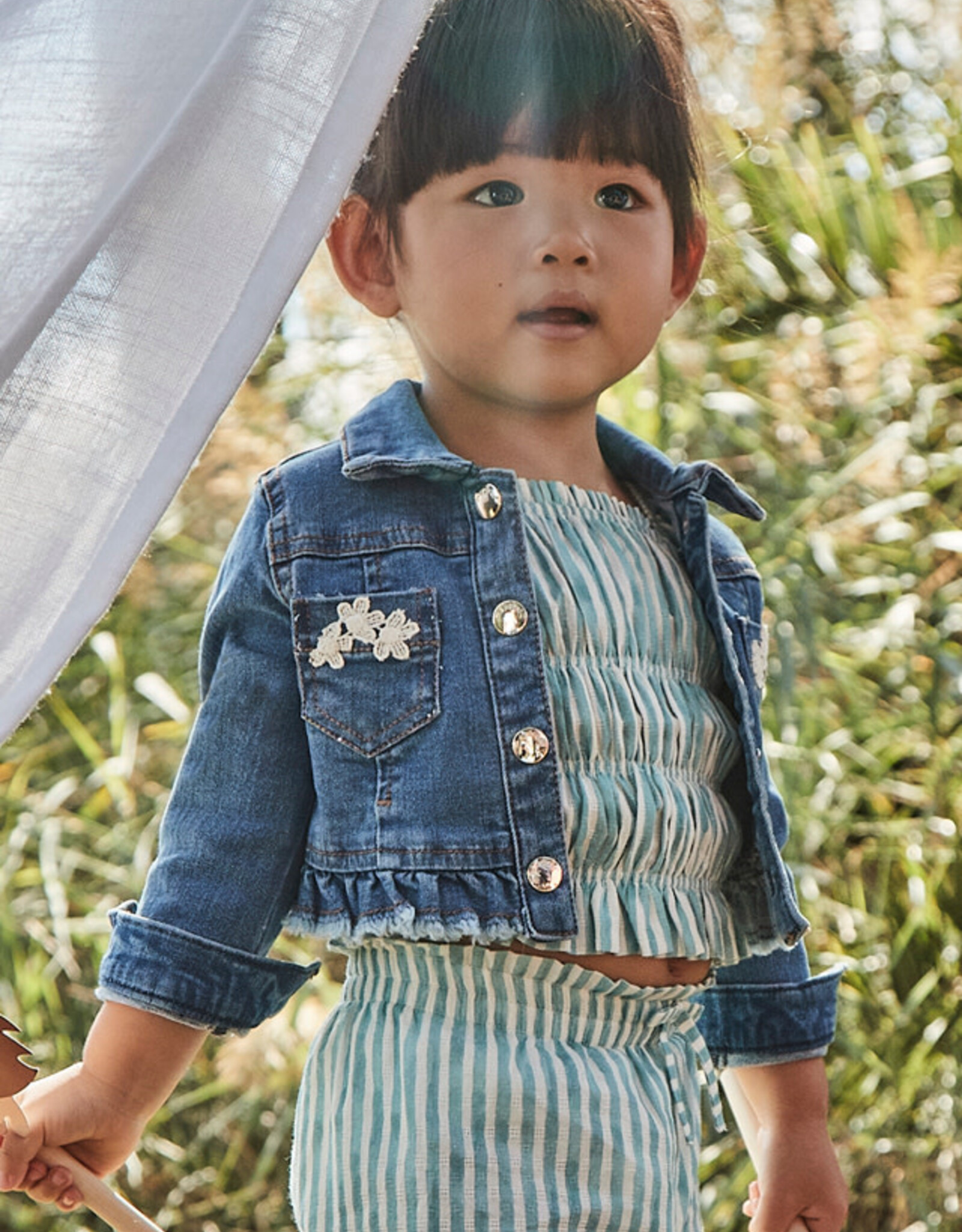 Mayoral Medium Frayed Jean Jacket