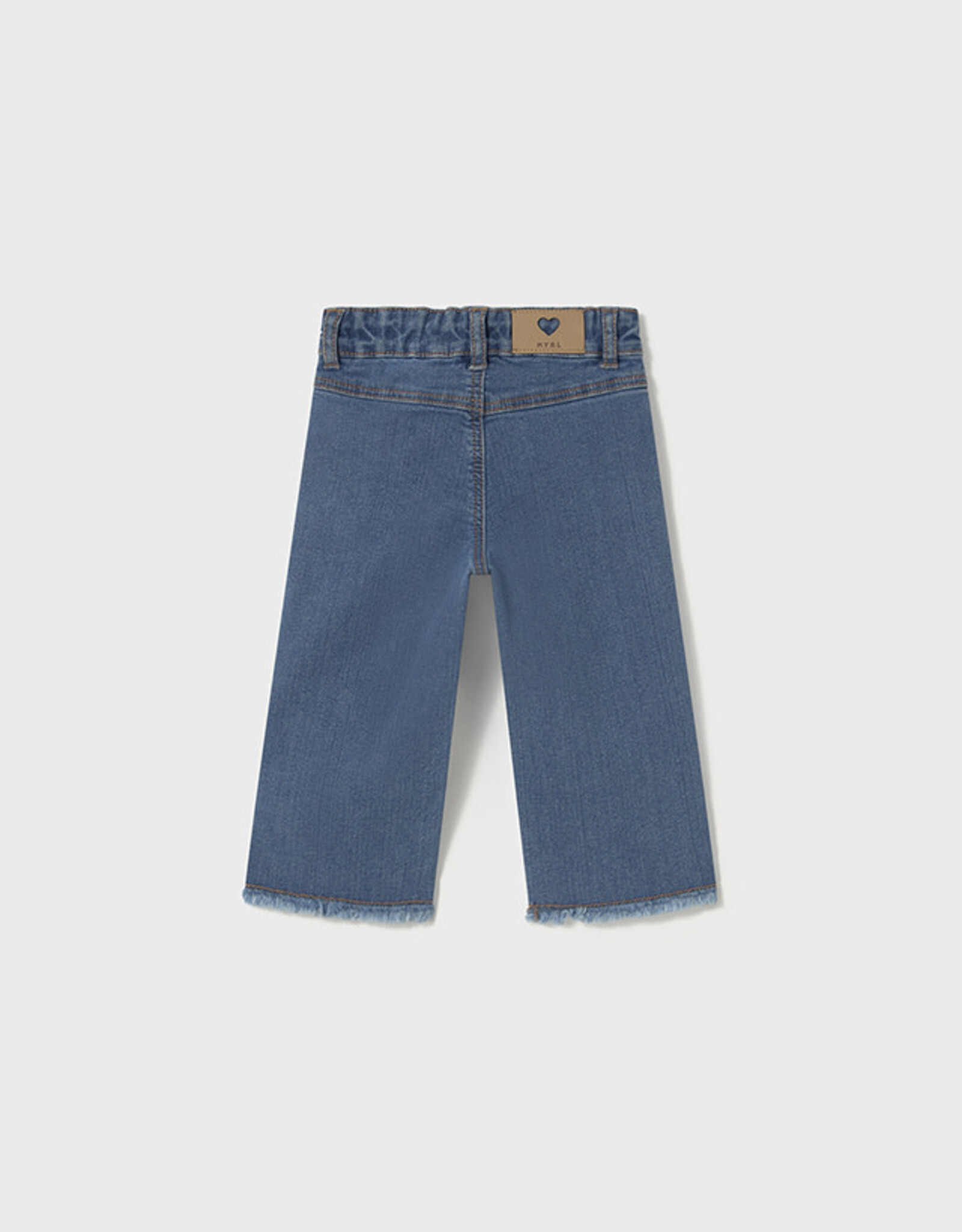 Mayoral Medium Denim Frayed Trousers
