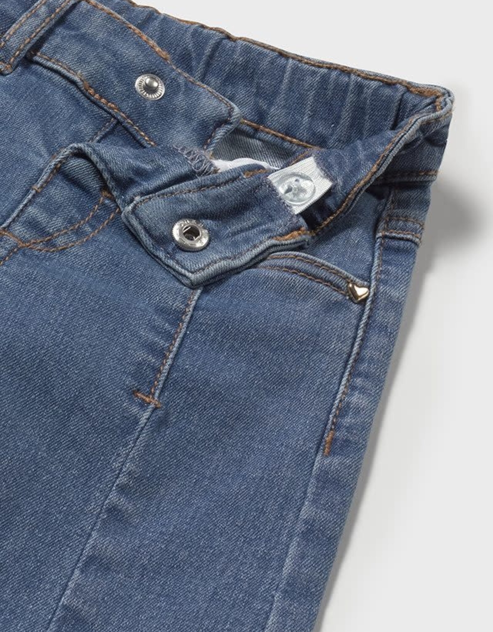 Mayoral Medium Denim Frayed Trousers