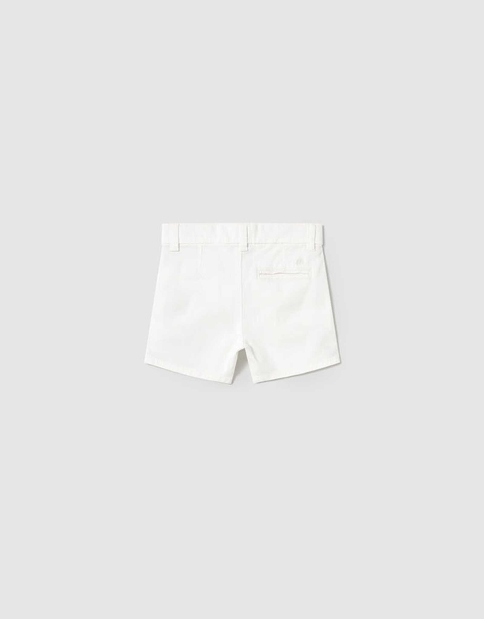 Mayoral White Twill Shorts
