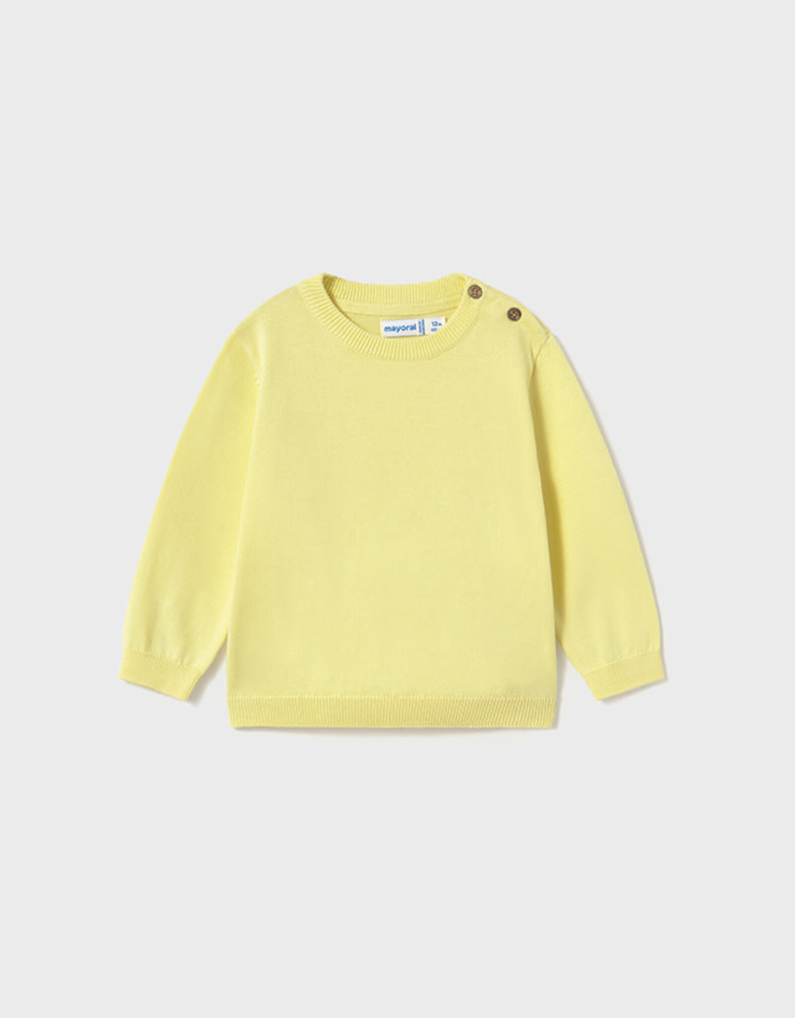 Mayoral Sorbet Yellow Cotton Jumper