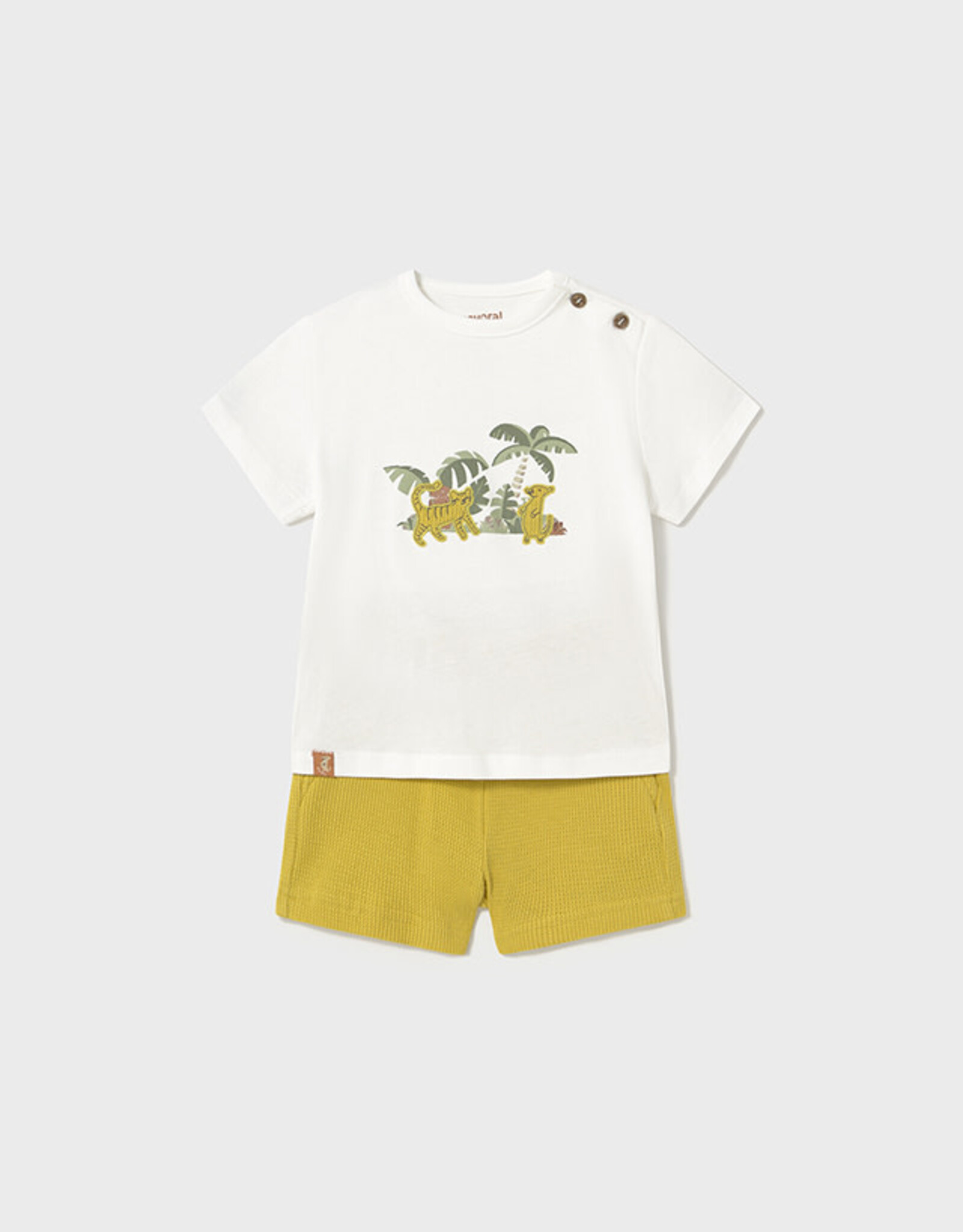Mayoral Gold Tiger Knit Set (2 Pc)
