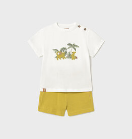 Mayoral Gold Tiger Knit Set (2 Pc)