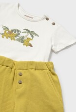 Mayoral Gold Tiger Knit Set (2 Pc)