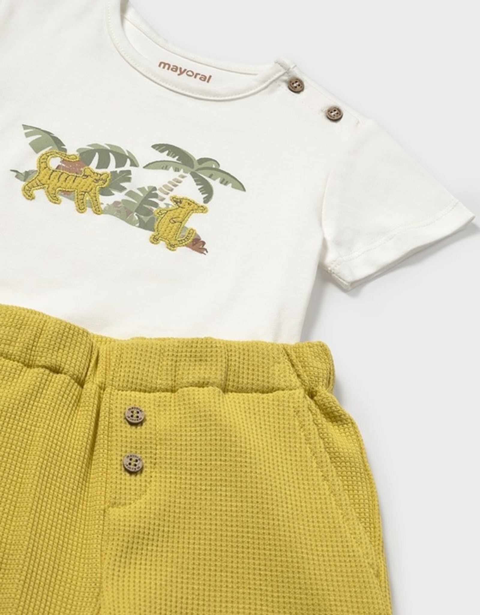 Mayoral Gold Tiger Knit Set (2 Pc)