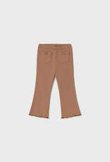 Mayoral Toffee Ribbed Flair Legging