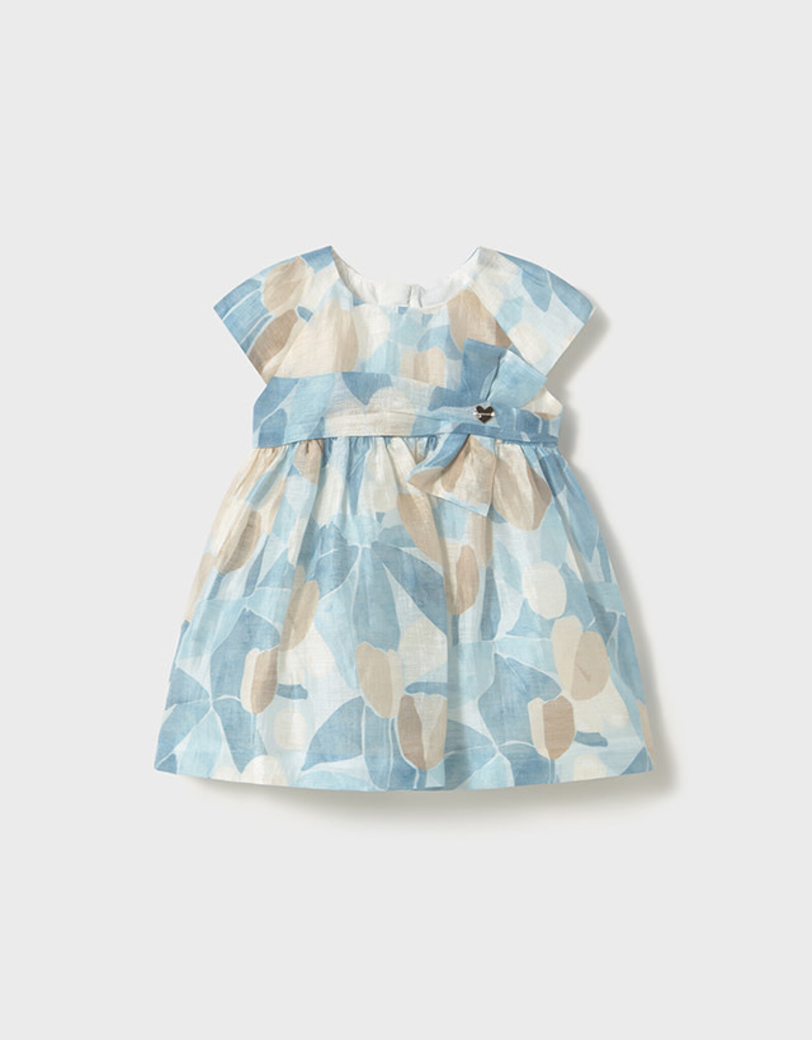 Mayoral Sky Floral Printed Dress