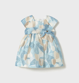 Mayoral Sky Floral Printed Dress