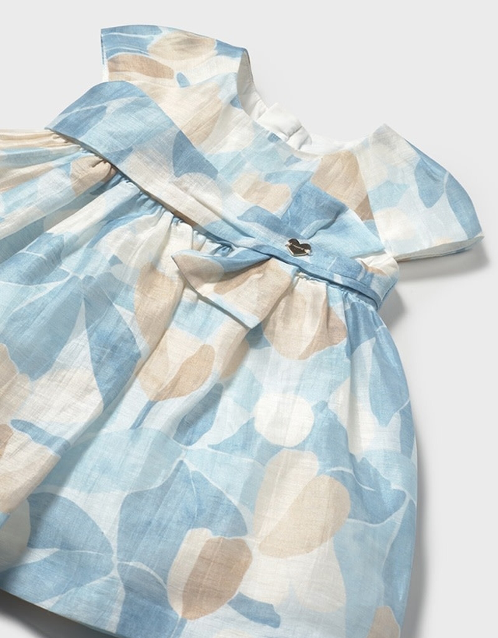 Mayoral Sky Floral Printed Dress