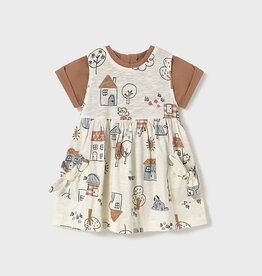 Mayoral Toffee 2 Pc Neighborhood Dress