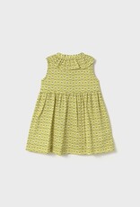 Mayoral Pistachio Flower Toddler Dress