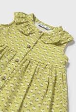 Mayoral Pistachio Flower Toddler Dress