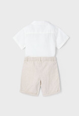 Mayoral Cream Bermuda Set