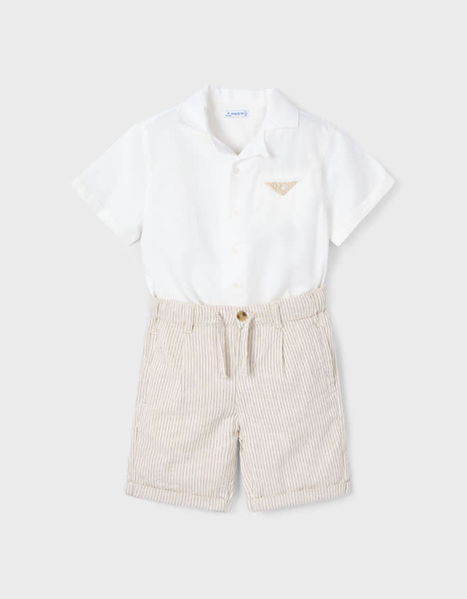 Mayoral Cream Bermuda Set