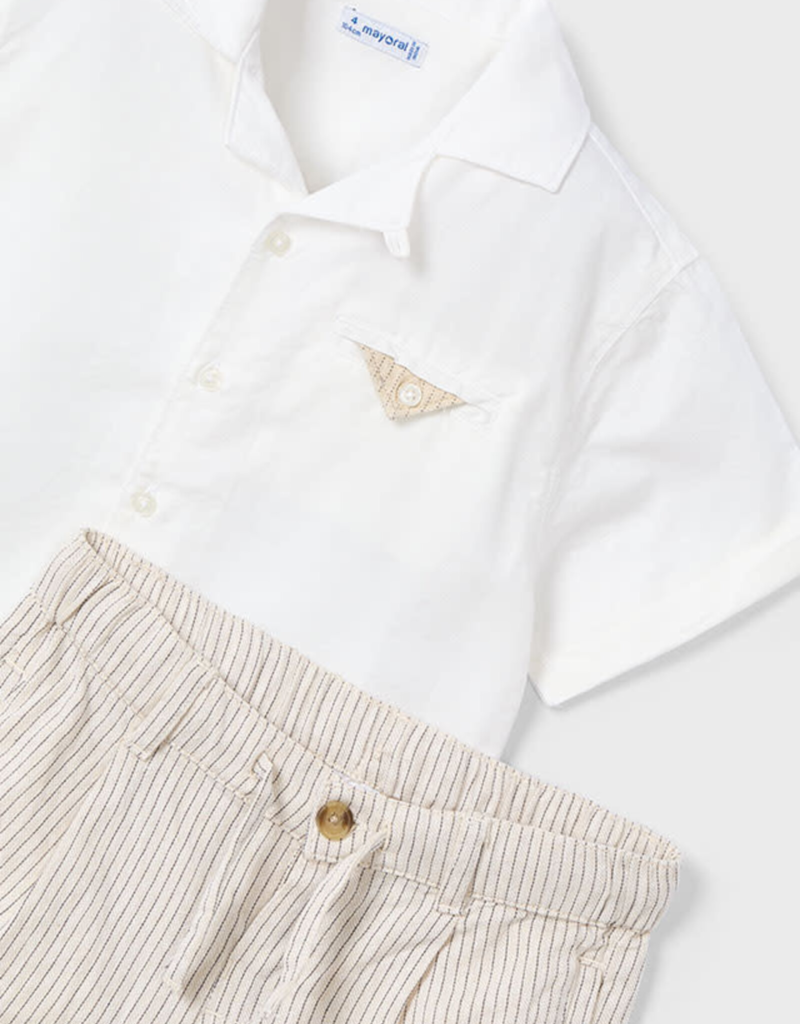 Mayoral Cream Bermuda Set