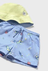 Mayoral Turtle Swim Shorts w/Bucket Hat