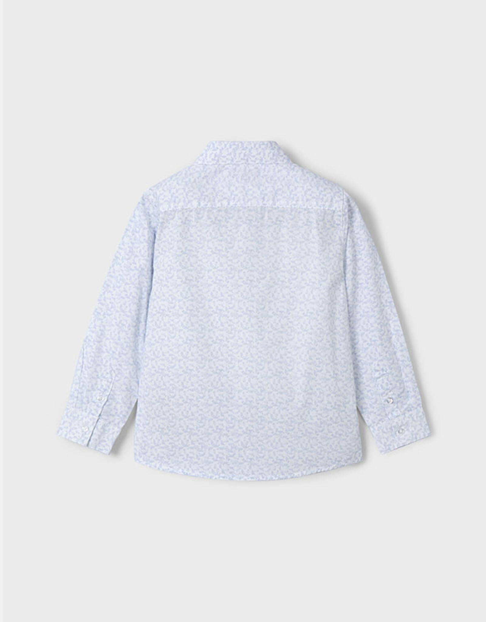 Mayoral Sky Blue Dressy Button Shirt