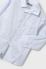 Mayoral Sky Blue Dressy Button Shirt