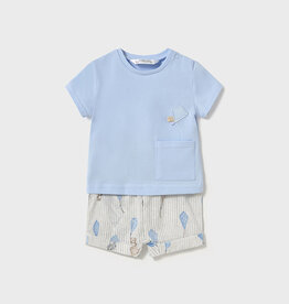 Mayoral Sky Kites Short and T-Shirt Set