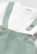 Mayoral Mint Green Short Set (3 Pc)