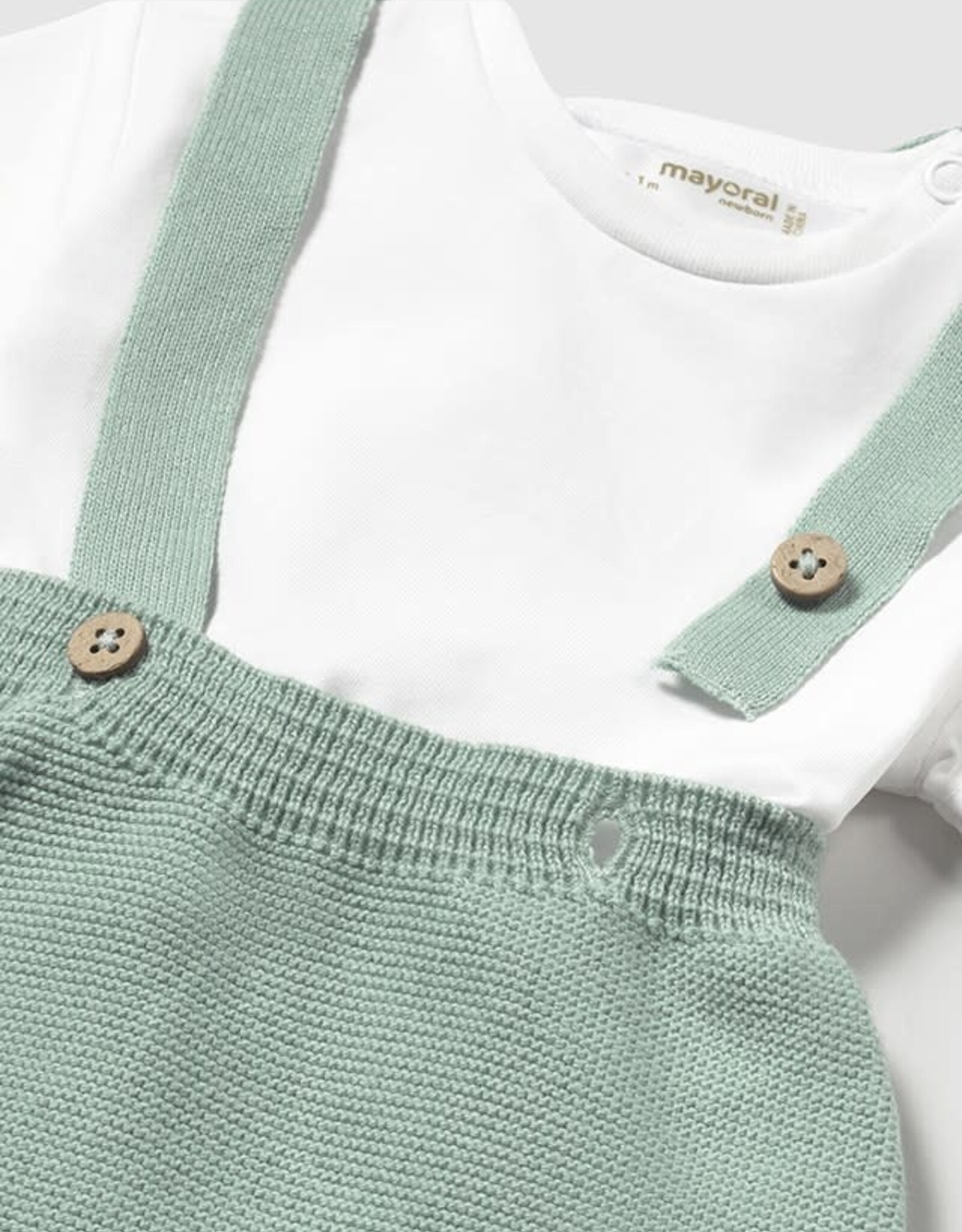 Mayoral Mint Green Short Set (3 Pc)