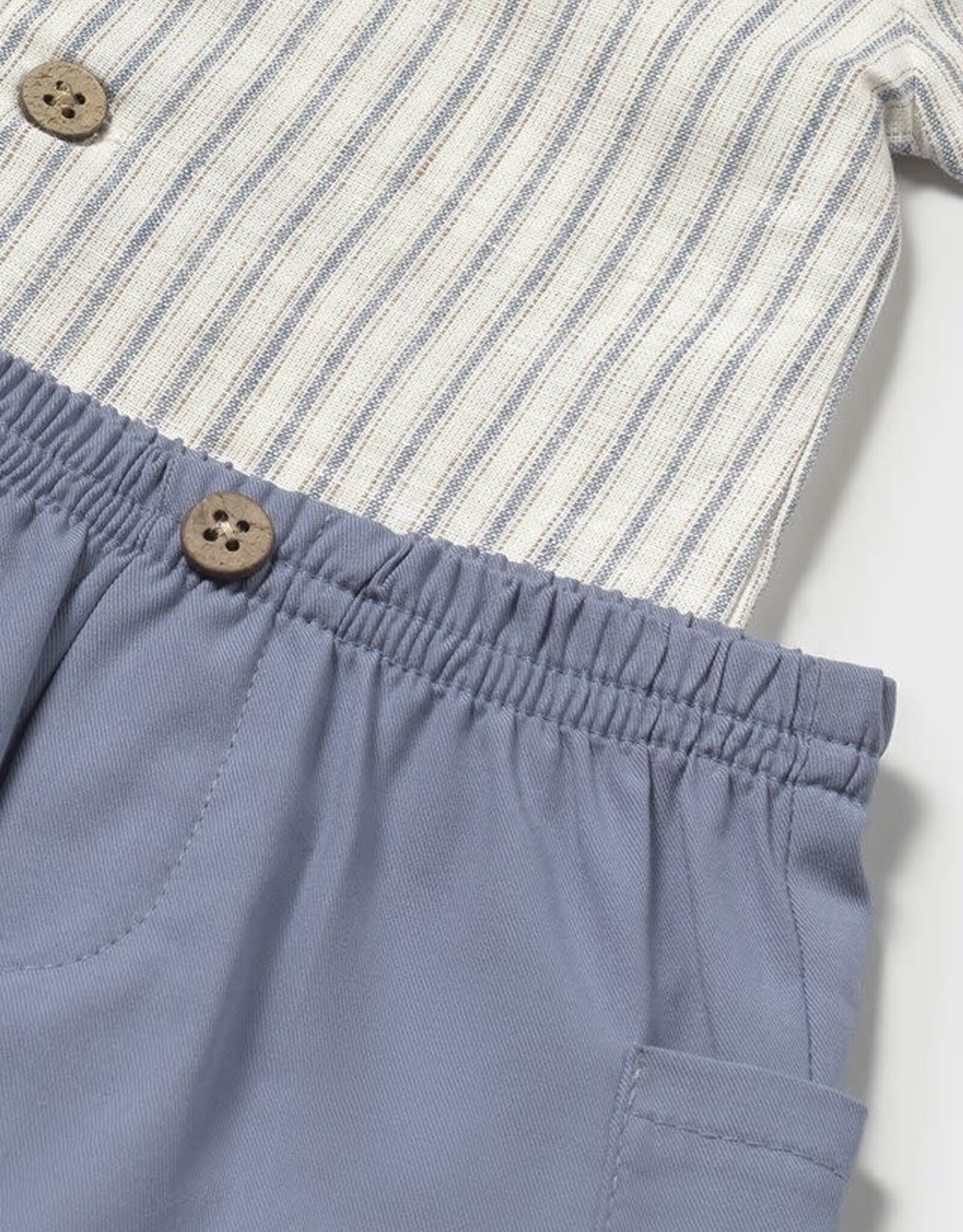 Mayoral Mountains Short Set with Overshirt (3 Pc)