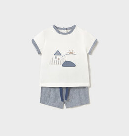 Mayoral Star Blue Mountain Short Set
