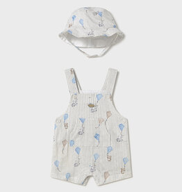 Mayoral Sky Kite Overalls w/Hat