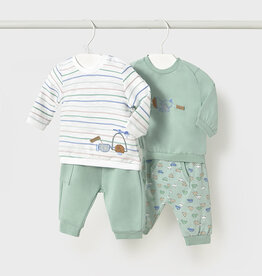Mayoral Jade Transportation 4 Pc Knit Set