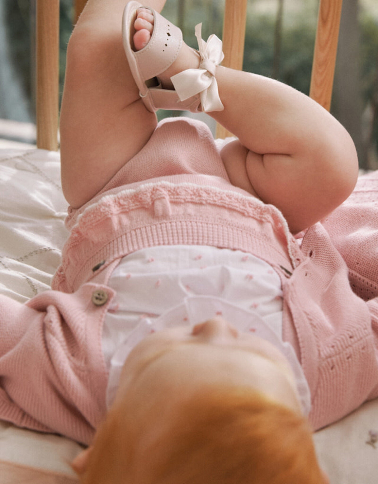 Mayoral Sakura Knit Dungaree Set
