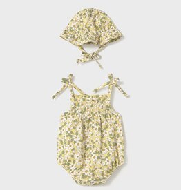 Mayoral Sunny Floral Bodysuit w/Hat