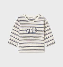 Mayoral Little Adventure Stripe Long Sleeve