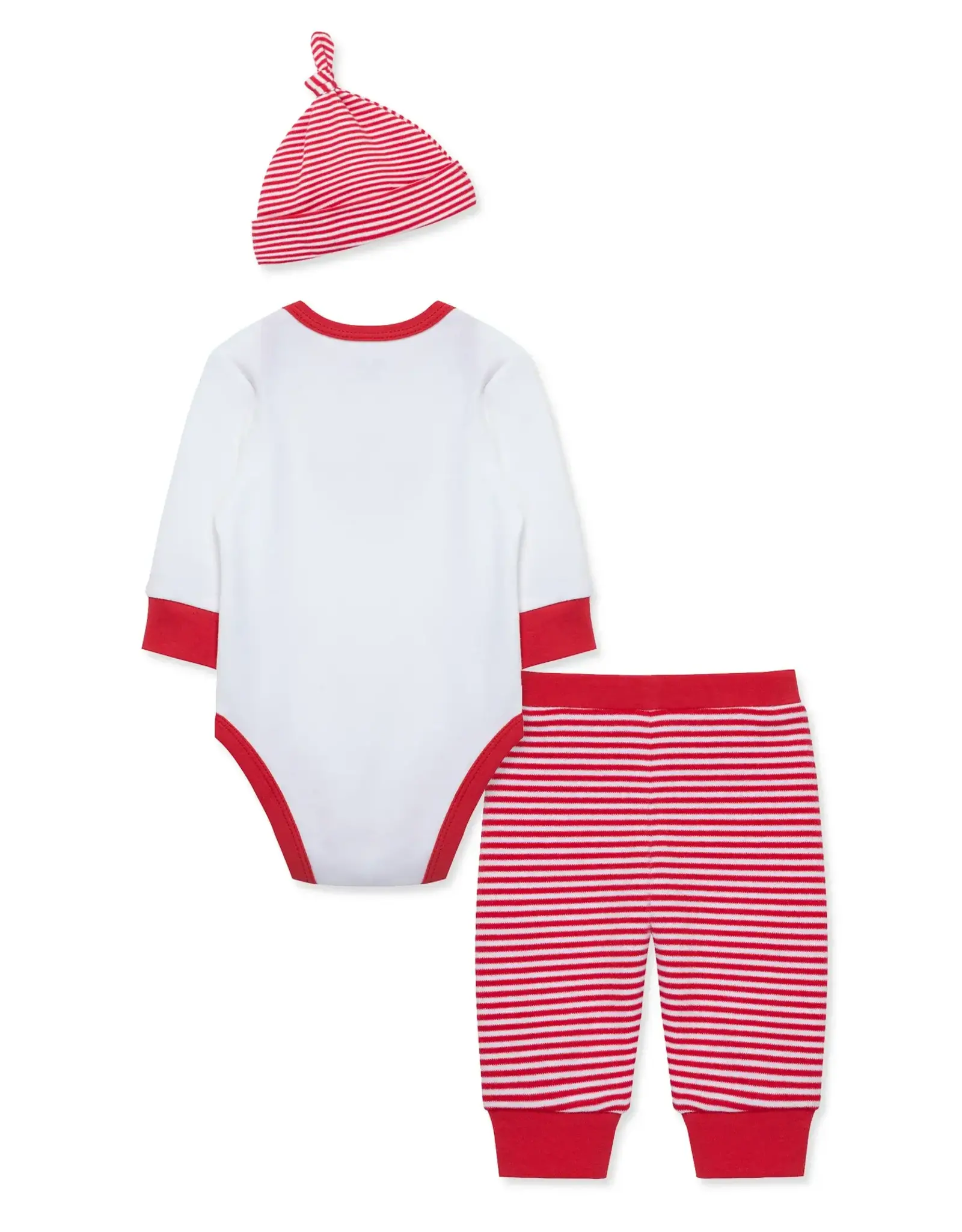 Little Me Valentine Hearts Bodysuit Set