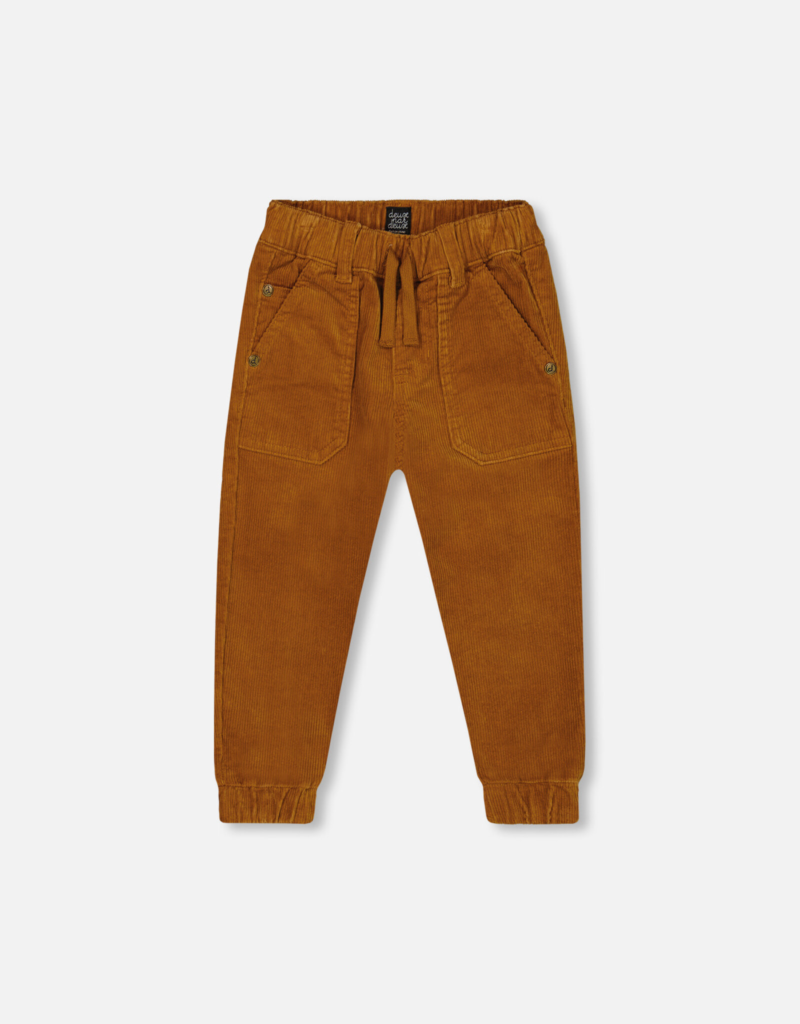 Deux Par Deux Chipmunk Corduroy Joggers