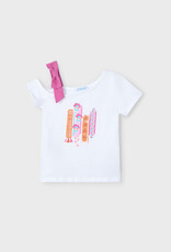 Mayoral Orchid Asymmetric T-shirt