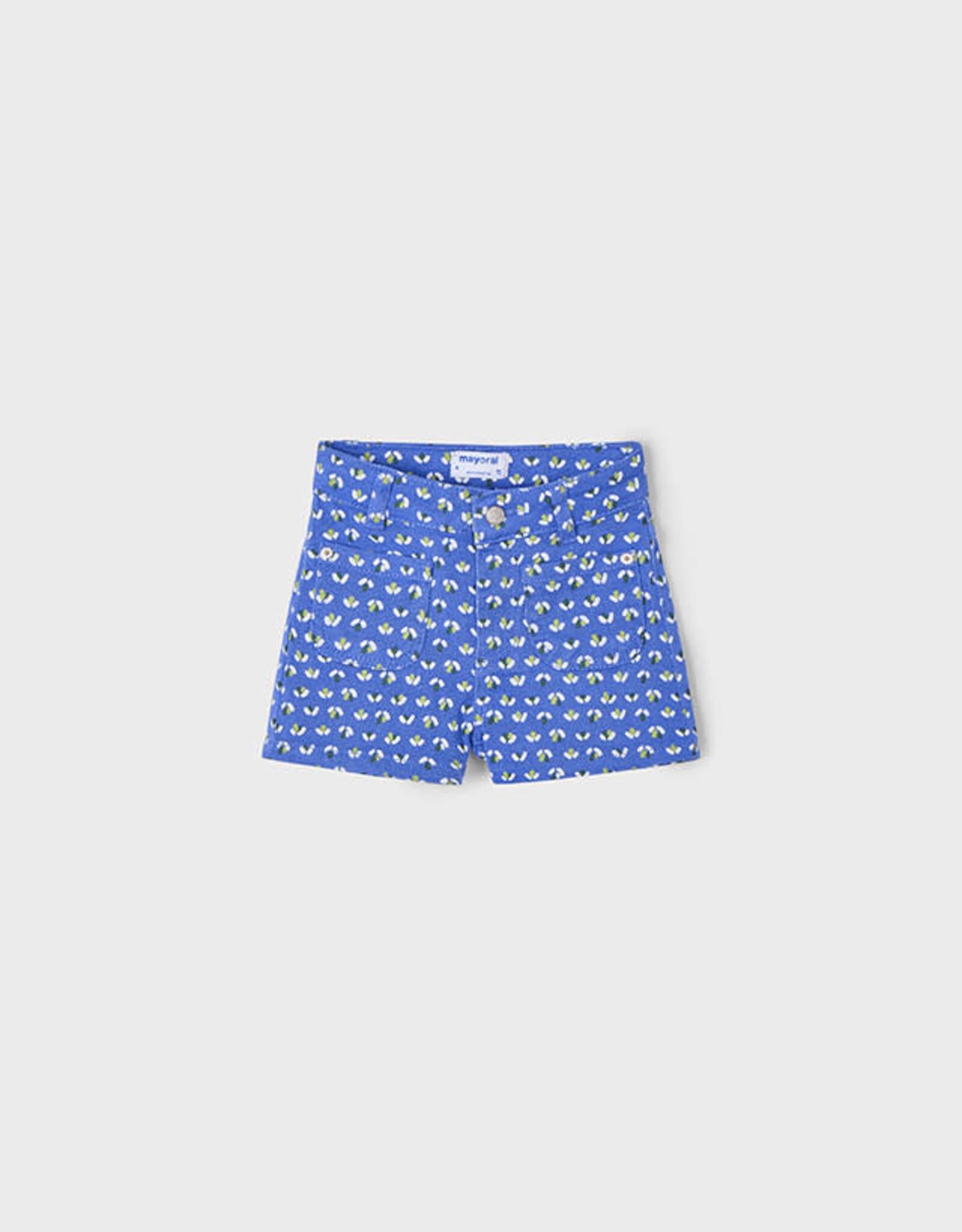 Mayoral Indigo Patterned Shorts